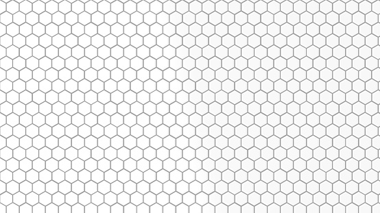 background hexagonal tile 3d rendering
