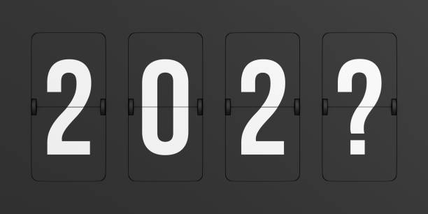 istock Flip black scoreboard. unknown new year.  3D illustration 1291523543