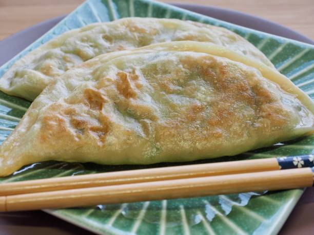 istock Asian food Dim sum, fried dumplings 1291528331
