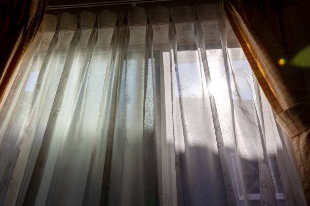 istock Morning sun seen from inside the room 1291529326