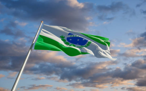 istock Parana Brazil State Flag 1291534377