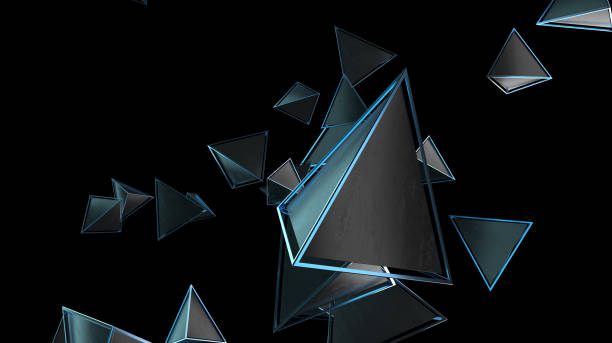 istock Background with Abstract Geometric Shapes 1291534554