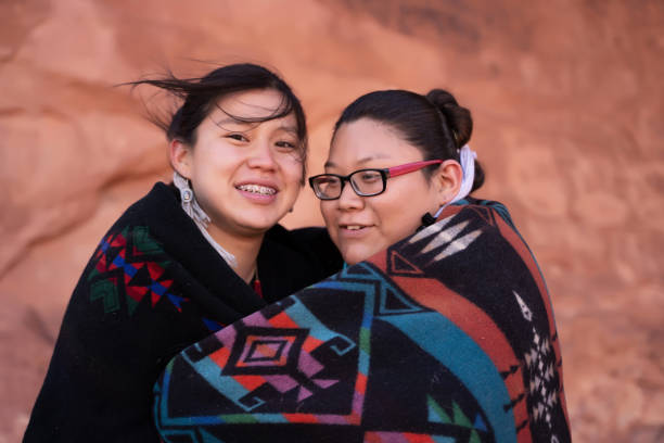 istock Native Navajo indian americans sisters 1291542360