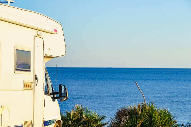 istock Camper rv on spanish coast 1291547969