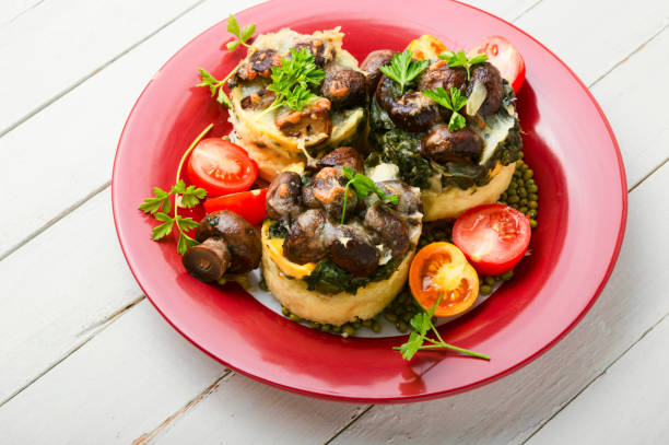 istock Italian polenta with mushrooms 1291550552