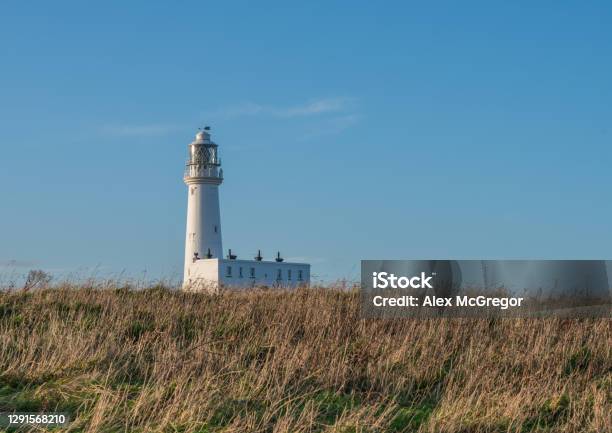 View Of Traditional Lighthouse Stock Photo - Download Image Now - Architecture, Blue, British Culture