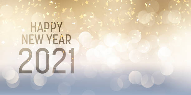 istock Decorative Happy New year banner design 1291570564