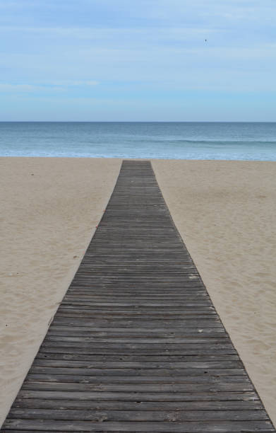 istock Straight walk to the sea 1291573729