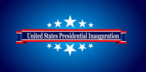 illustrazioni stock, clip art, cartoni animati e icone di tendenza di inaugurazione presidenziale - inaugurazione presidenziale