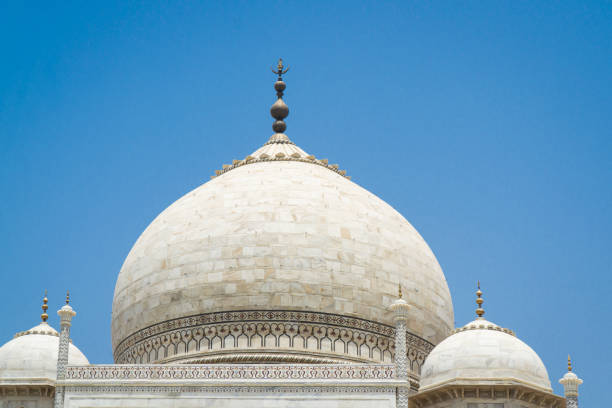 Perfect symmetry of the historical landmark of India.