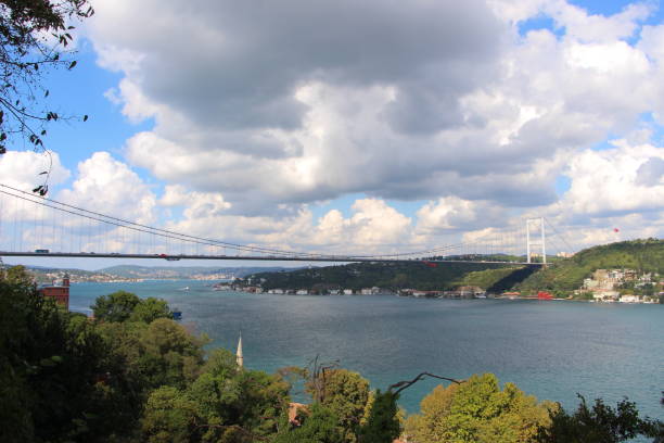 istock Fatih Sultan Mehmet Bridge from Hisarustu 1291583206