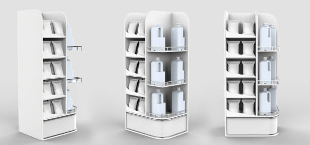 istock Display stand, retail display stand for product 1291583389