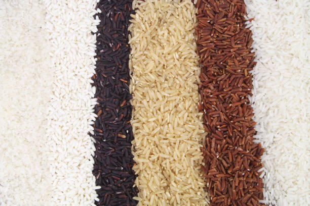 istock Different kinds of rice close up 1291588838