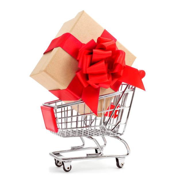 istock gift in a shopping cart 1291592704