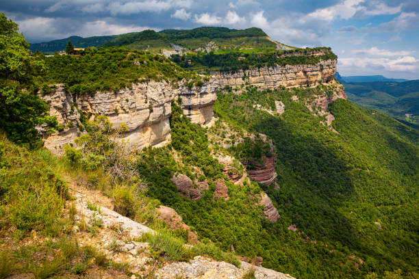 istock Forest cliffs in the city Tavertet area. Central Catalonia 1291596639