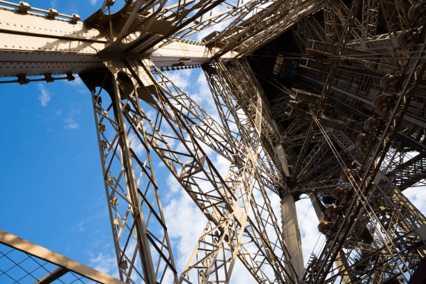 istock Metal frames of Eiffel Tower, Paris 1291596657