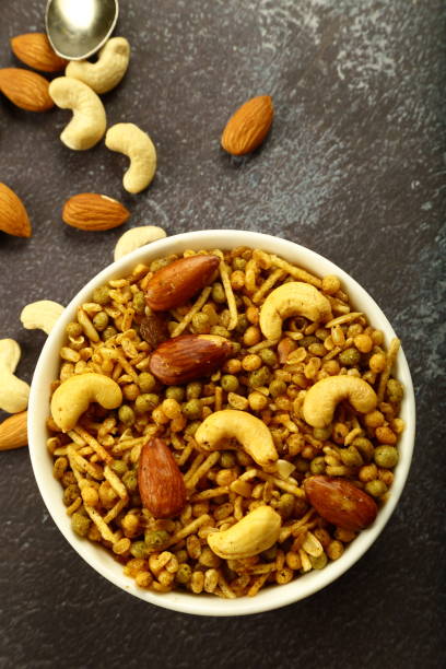 istock Bowl of Dry fruit mixture. 1291600202