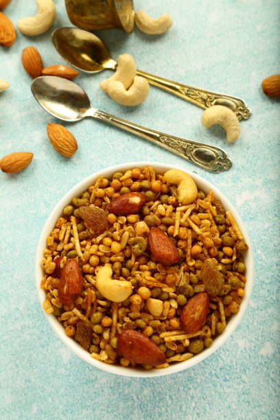 Delicious vegan diet snack- dry fruit mixture.