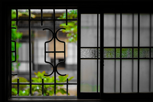 Chinese classical style window background