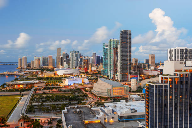 istock Miami, Florida, USA Downtown Cityscape 1291606591