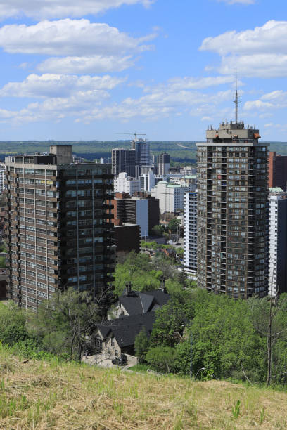 istock Vertical of Hamilton, Ontario view from the escarpment 1291611746