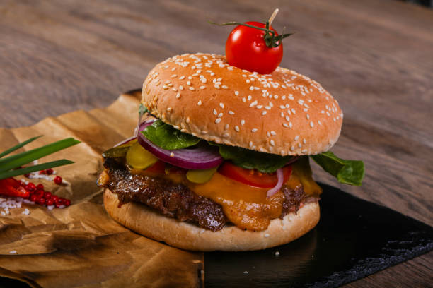 istock Delicous homemade burger 1291613400
