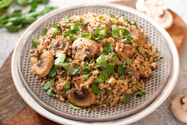 istock Quinoa stewed with mushrooms 1291626114