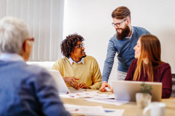 istock Business People Having a Meeting 1291627441