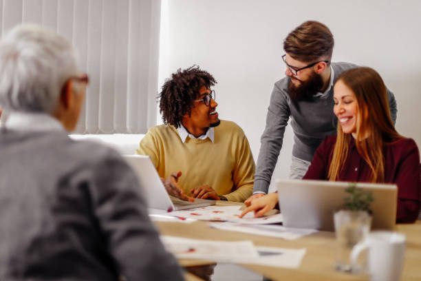 istock Business People Having a Meeting 1291628476