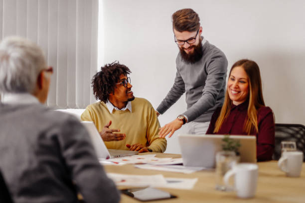 istock Business People Having a Meeting 1291628714