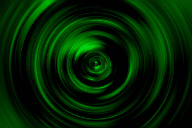 istock Abstract Circle Green Traffic Lights Neon Pattern Speed Blurred Motion Background Swirl Spiral Ring Texture Digitally Generated Image 1291631543