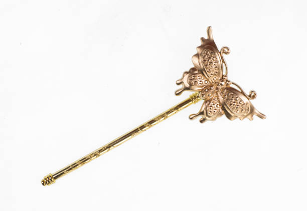 istock christmas magic golden wand isolated on white background 1291632980