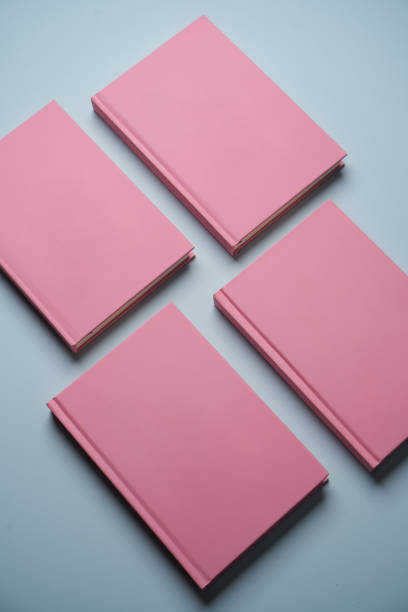 istock Education concept with books stacked on pastel color background 1291636415