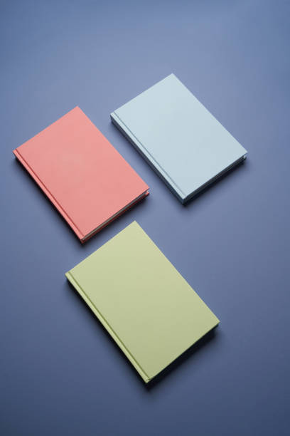 istock Education concept with books stacked on pastel color background 1291636471