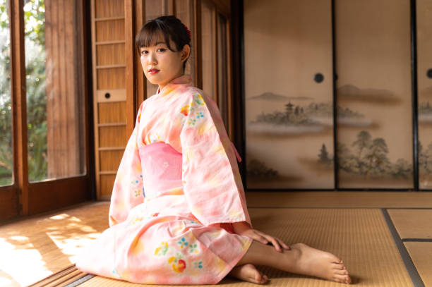 istock Yukata woman 1291636933