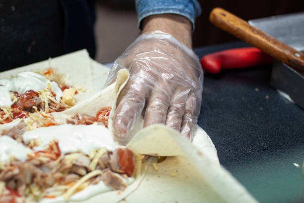 istock The process of cooking shawarma 1291638228