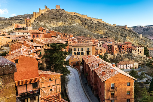 Albarracín is a beautiful town in the center of Spain.
