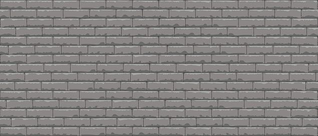 Brick wall pattern seamless background. Realistic decorative background. Vector illustration.
