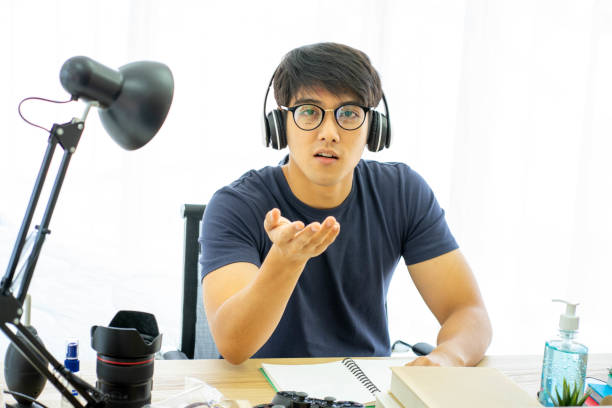 istock Asian business man work from home new normal 1291647084