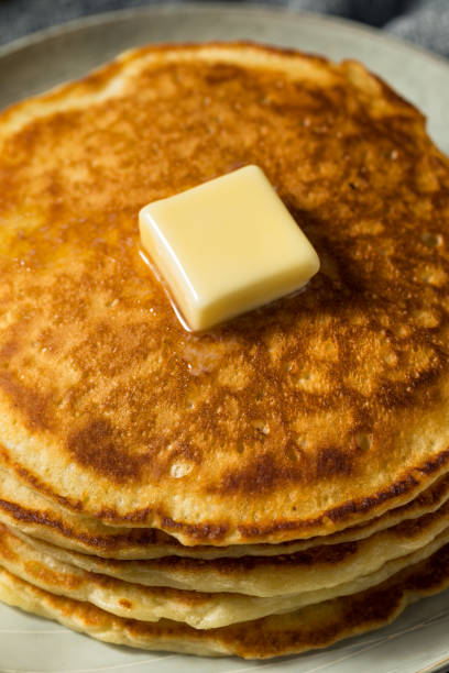 istock Homemade Sourdough Pancakes with Butter 1291651210
