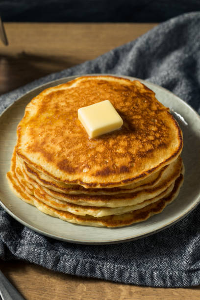 istock Homemade Sourdough Pancakes with Butter 1291651798