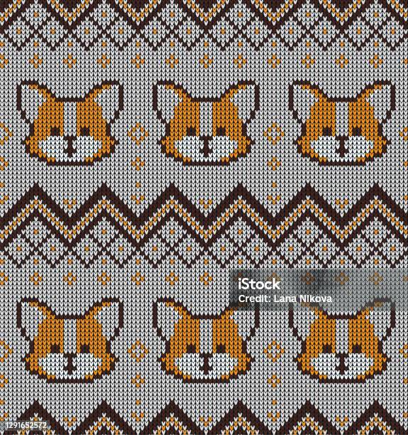 Knitted Christmas And New Year Pattern In Dogs Wool Knitting Sweater Design Wallpaper Wrapping Paper Textile Print Eps 10 Stock Illustration - Download Image Now - iStock Knitted Christmas And New Year Pattern In Dogs Wool Knitting Sweater Design Wallpaper Wrapping Paper Textile Print Eps 10 Stock Illustration - Download Image Now - iStock