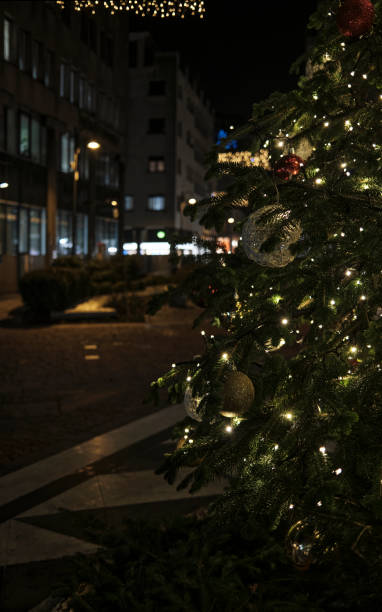 istock light of christmas In the night 1291652698