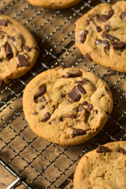 istock Warm Homemade Chocolate Chip Cookies 1291653889