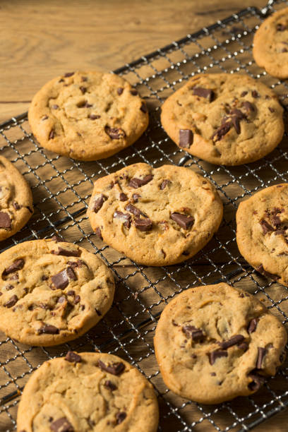 istock Warm Homemade Chocolate Chip Cookies 1291657260