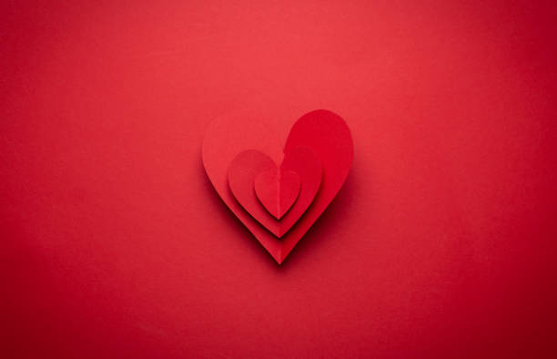 istock Romantic Valentine's day paper heart 1291662914