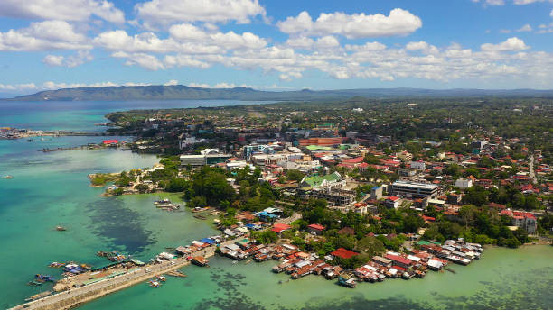 istock Tagbilaran City view from above. Bohol, Philippines 1291666094