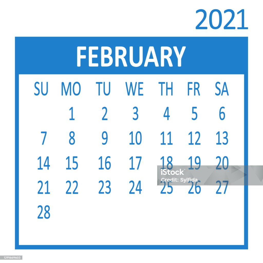 Last Week In February February Second Page Of Set Calendar 2021 Template Week Starts From ...