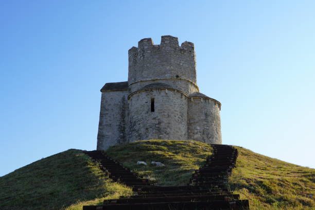 istock Church St. Nicholas near Nin on the prehistoric mound 1291678913