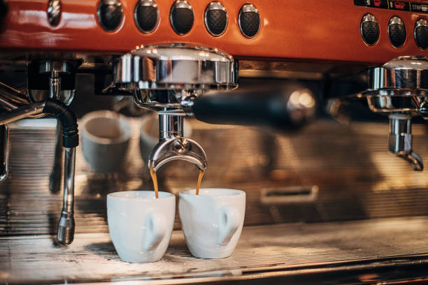 Coffee preparation with espresso machine